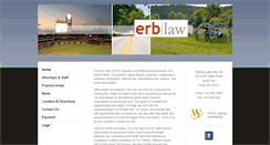 Desktop Screenshot of erblaw.com