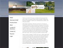 Tablet Screenshot of erblaw.com